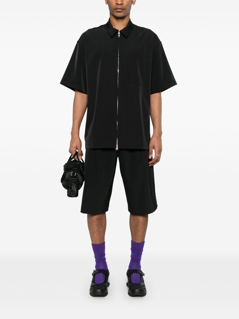 zip-up Gym shirt - 2