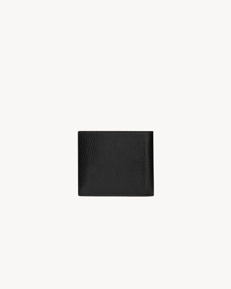 SAINT LAURENT TINY CASSANDRE EAST/WEST WALLET IN GRAINED LEATHER outlook
