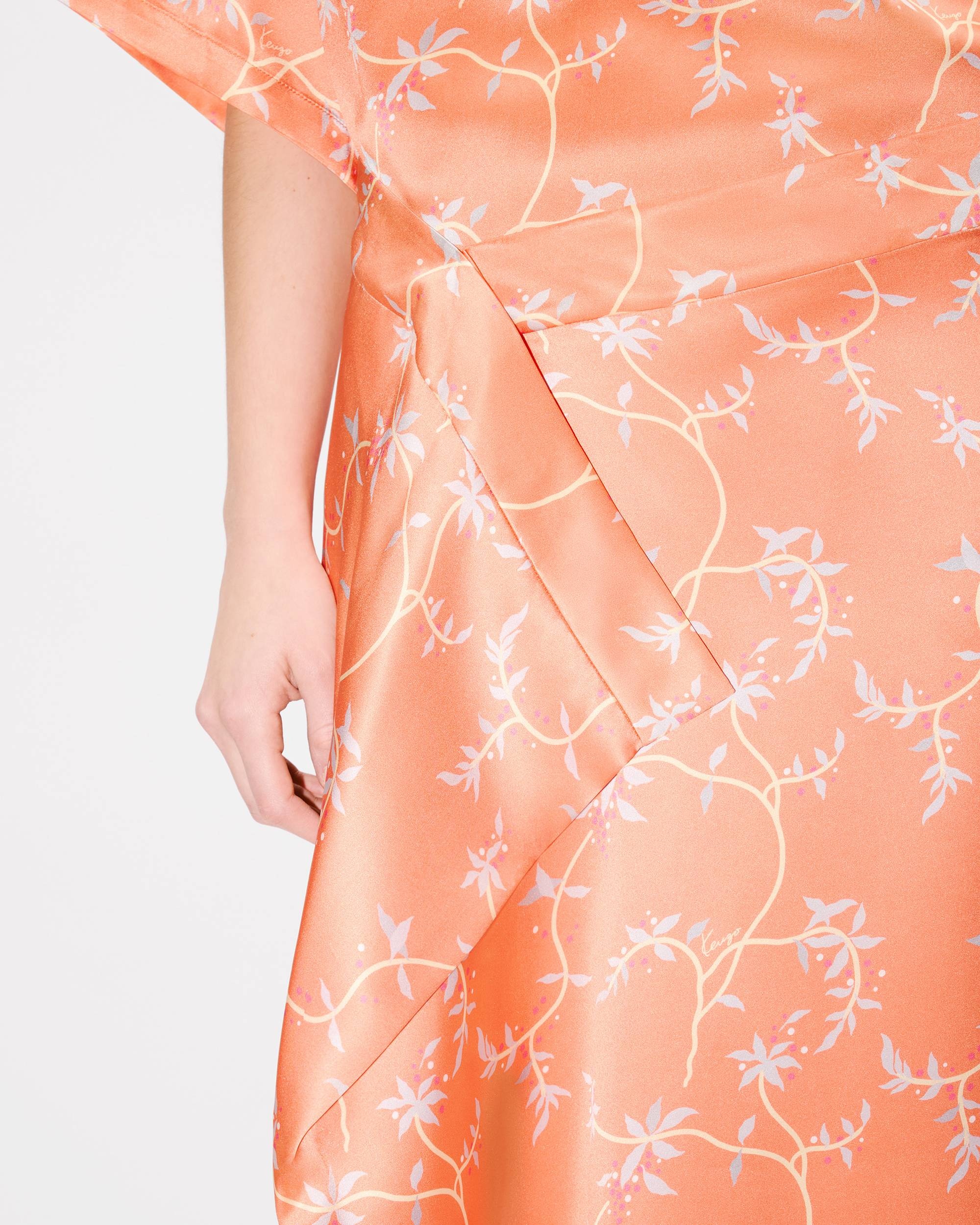 'KENZO Jungle Flower' midi skirt in silk - 6