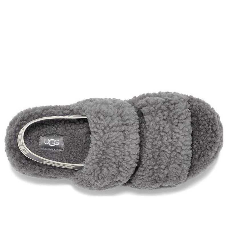 UGG (WMNS) UGG Oh Fluffita Slide 'Grey' 1120876-LGH outlook