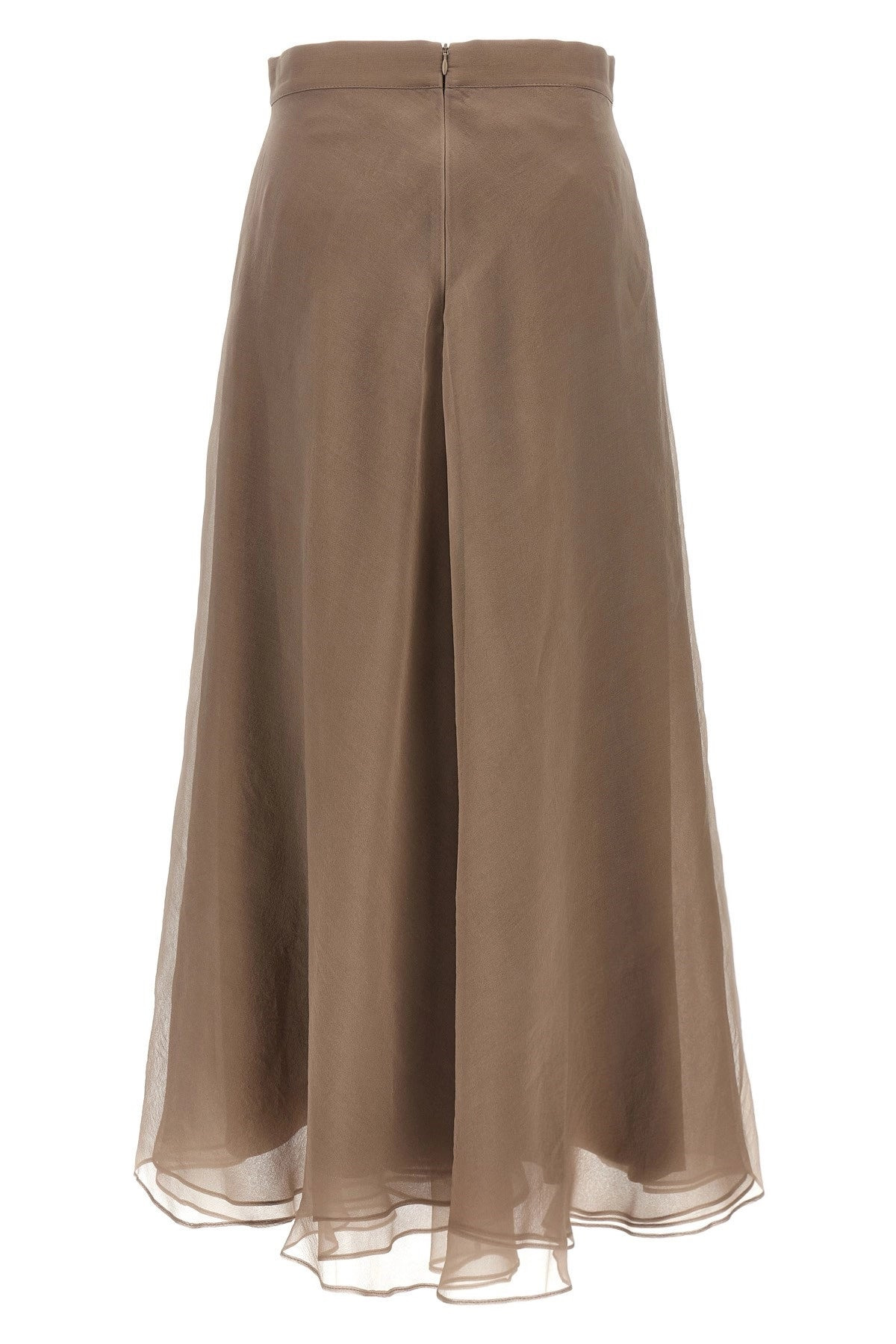 Brunello Cucinelli Women 'Paneled Circle' Skirt - 2