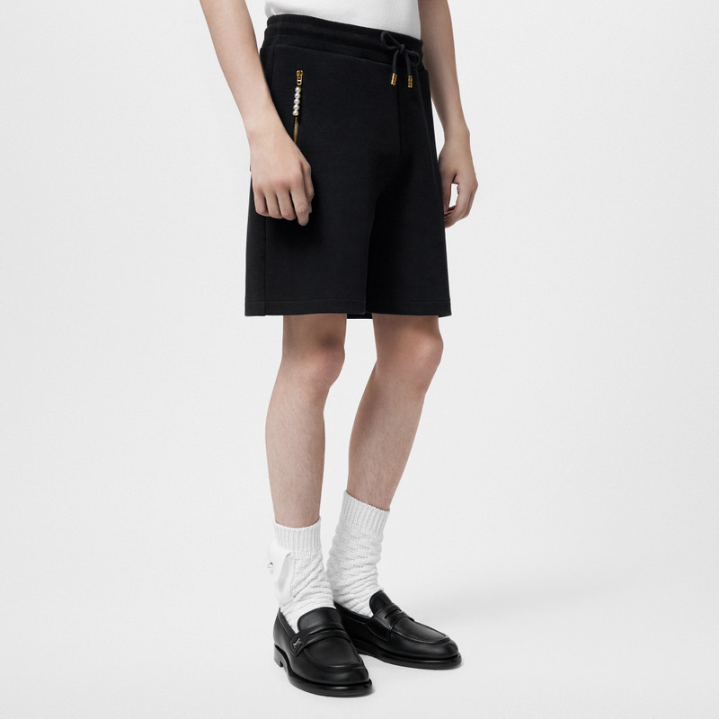 Embroidered Jersey Shorts 2