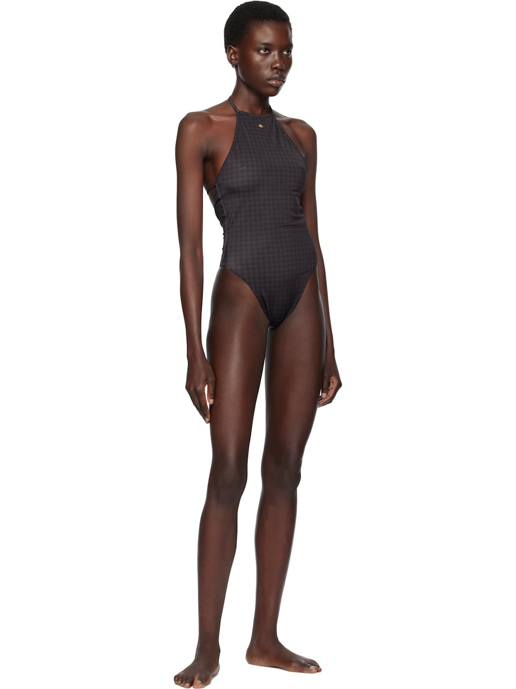Black MA Quad One Piece Swimsuit - 4