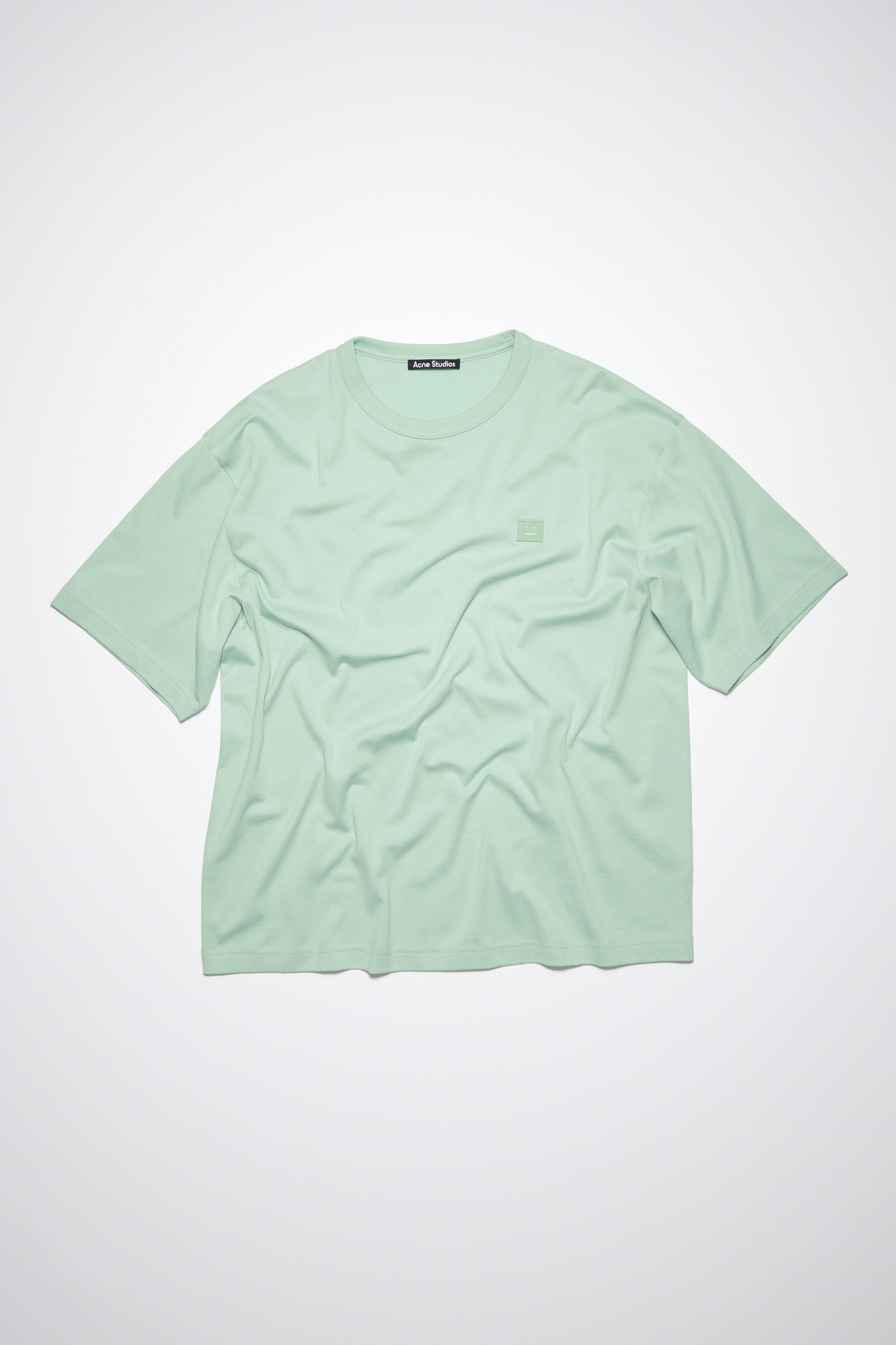 Crew neck t-shirt- Relaxed fit - Soft green - 5