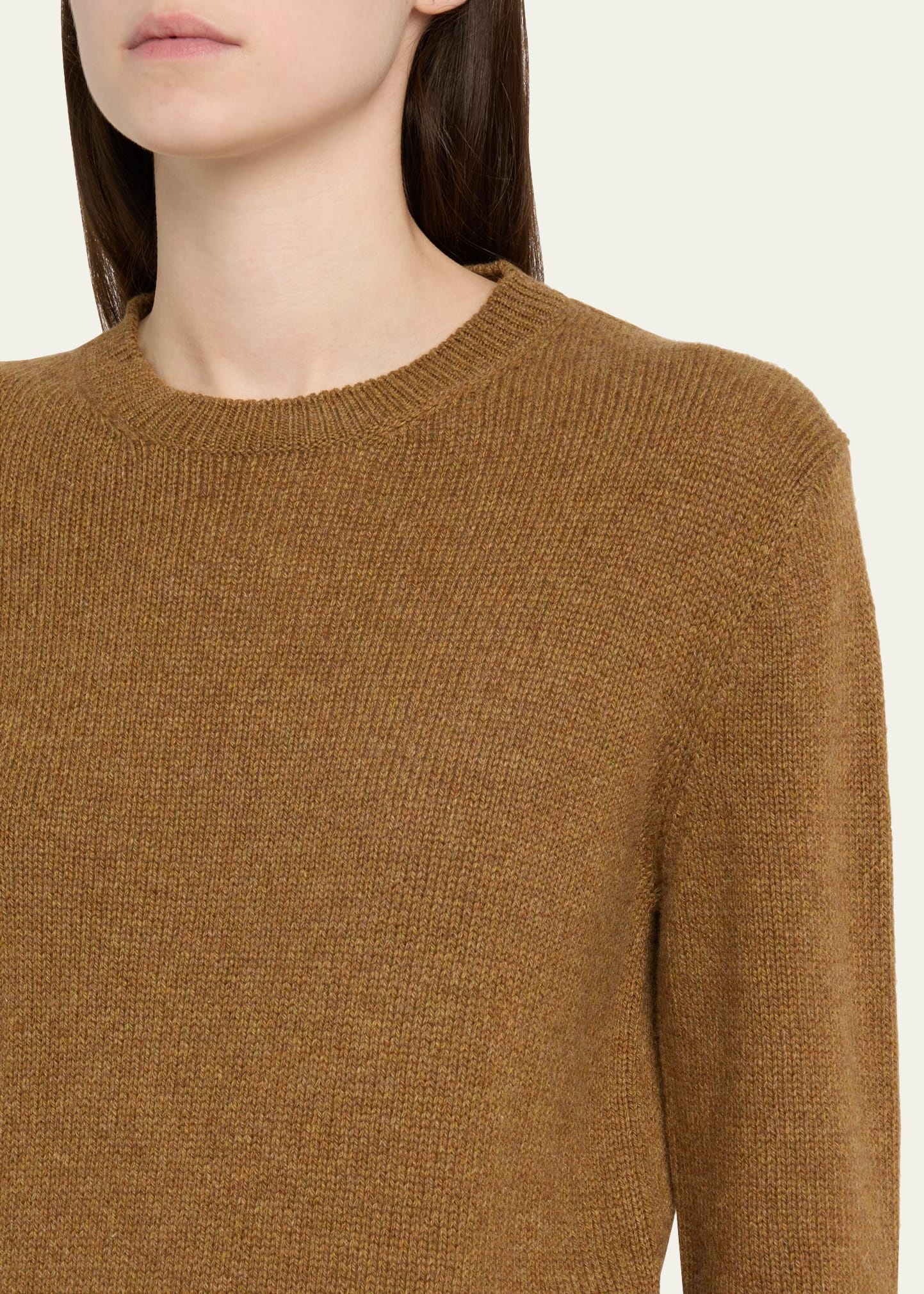 Fobello V-Neck GG 8 Baby Cashmere Sweater - 5