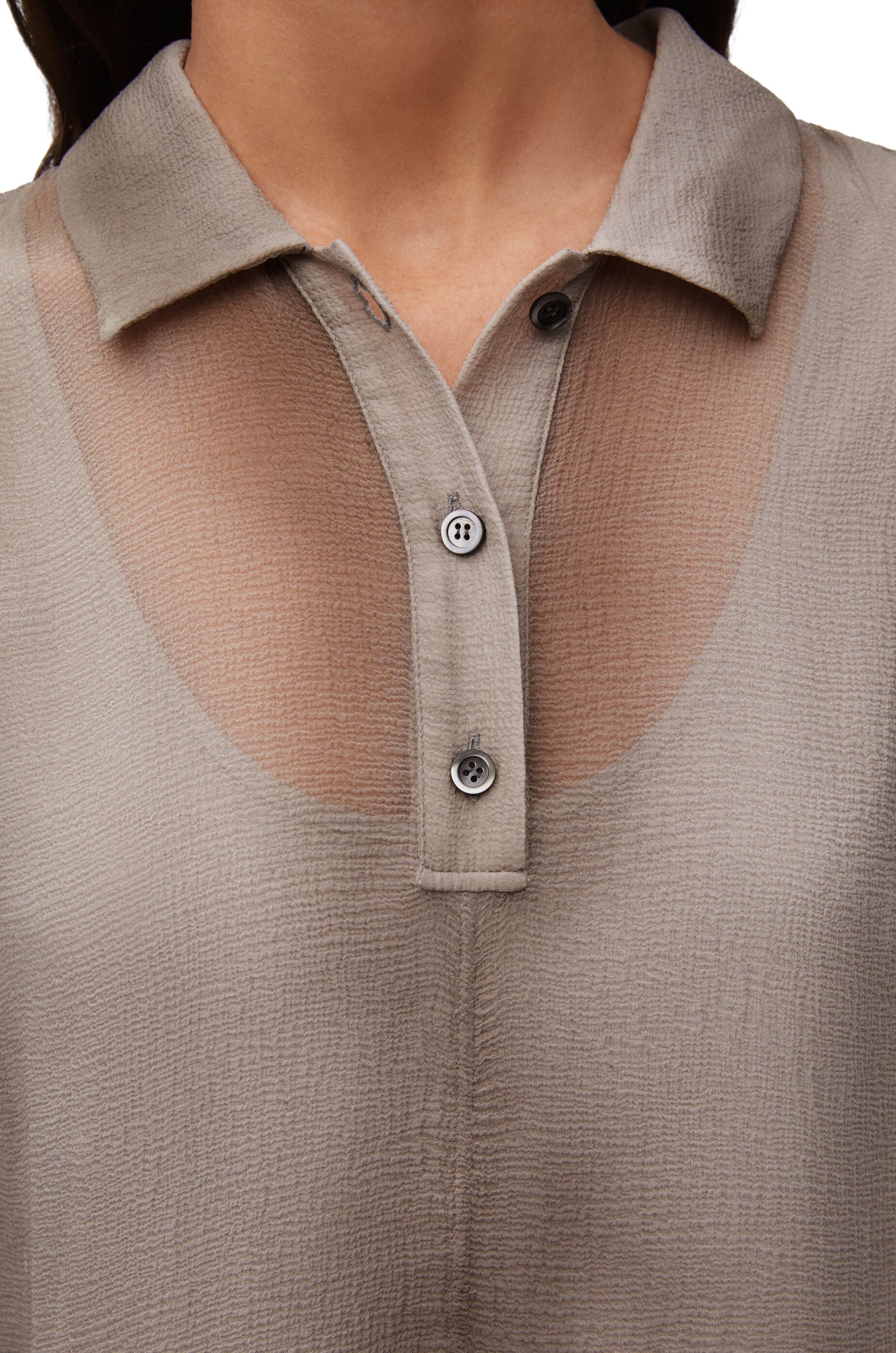 Polo dress in silk - 4