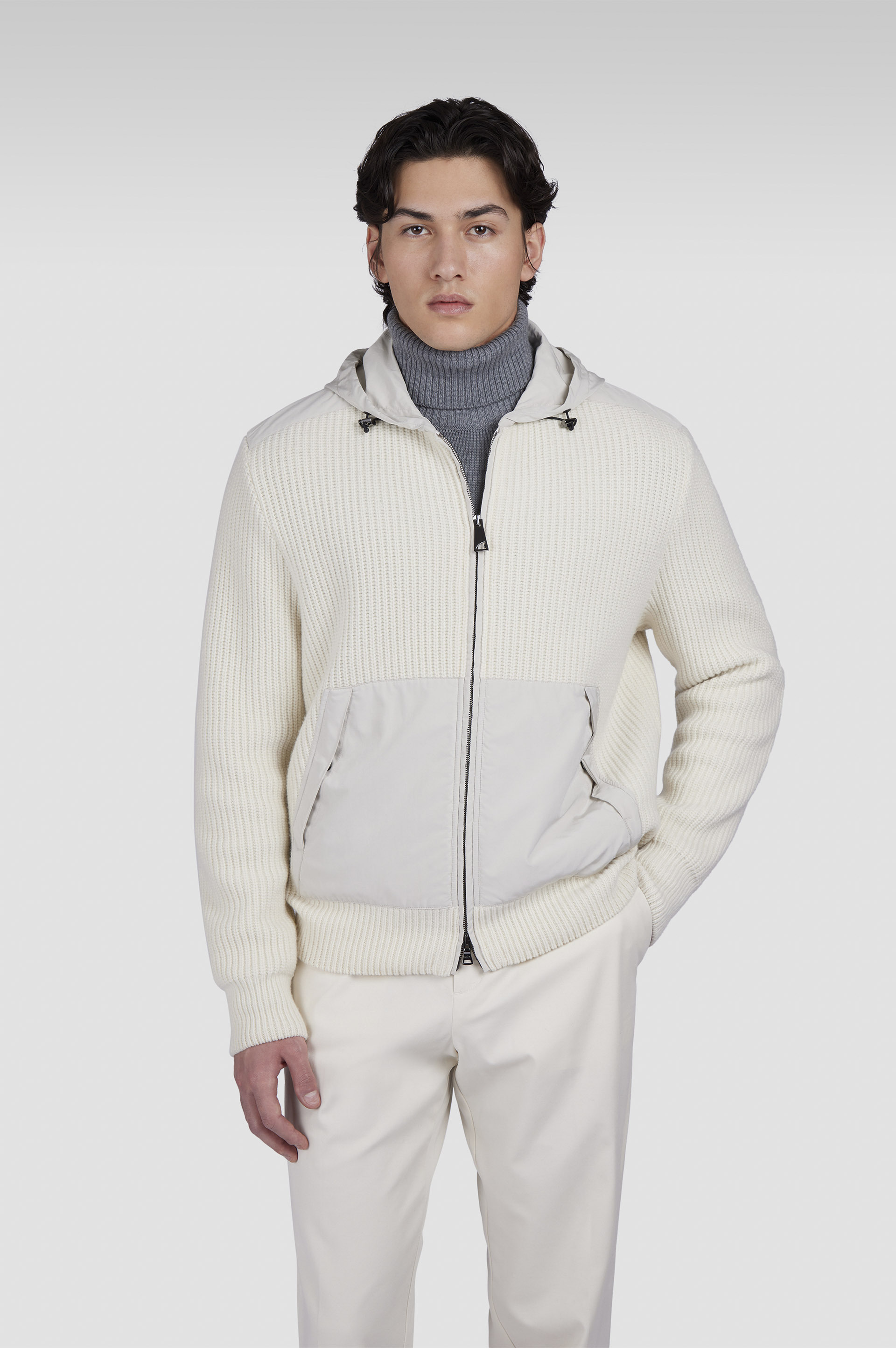 RE-WOOL SWEATSHIRT WITH RE-130 HIGH DENSITY DETAILS - 7