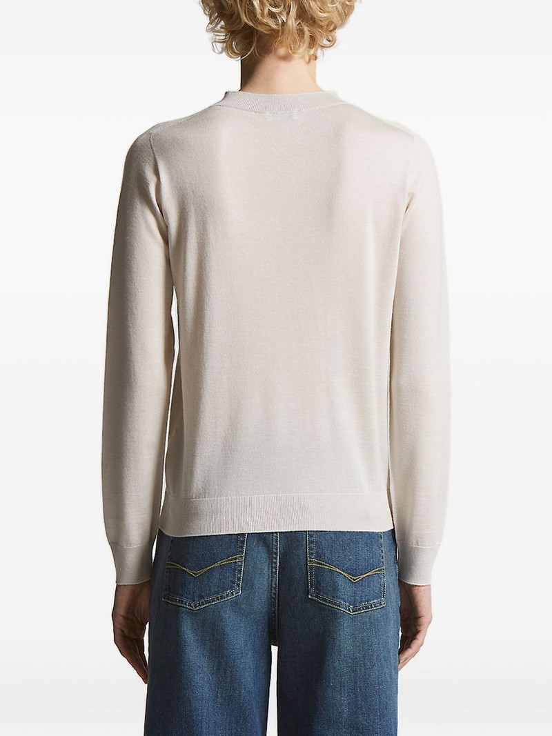 embellished crew-neck sweater 3