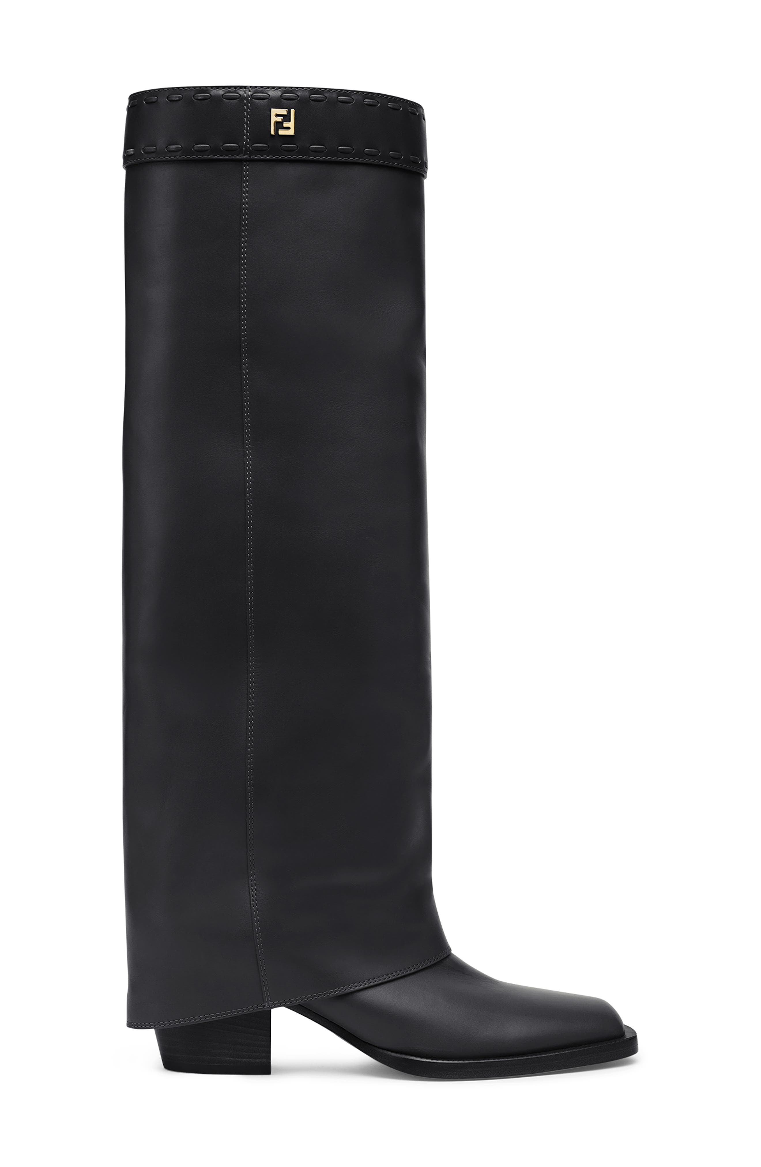 Fendi Show Knee High Boot in Nero at Nordstrom - 2