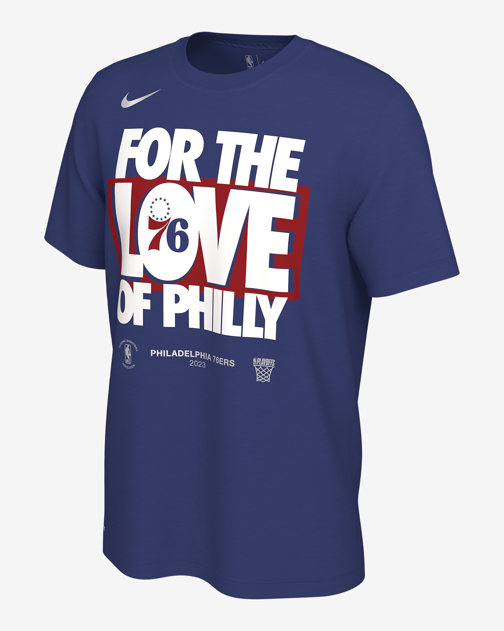 Philadelphia 76ers Nike Men's NBA Playoff Mantra 2023 T-Shirt - 1