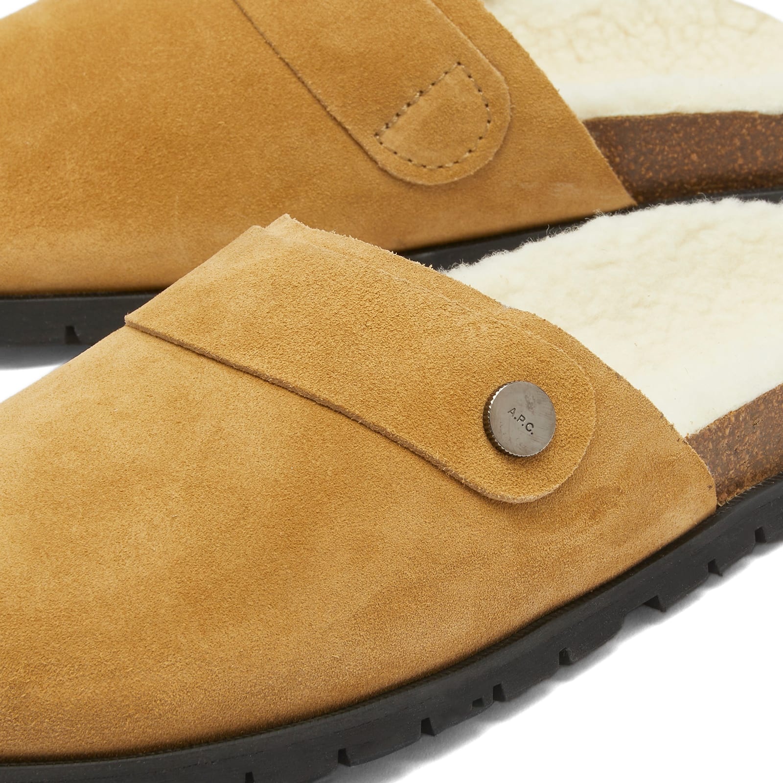 A.P.C. Danny Suede Mule - 4