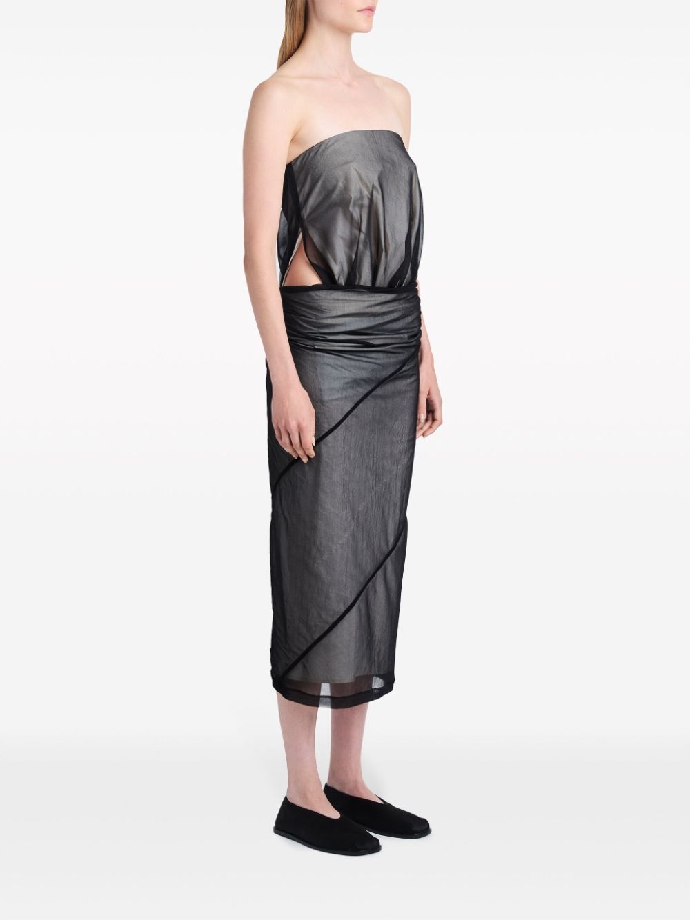 Gwen strapless cut-out dress - 3