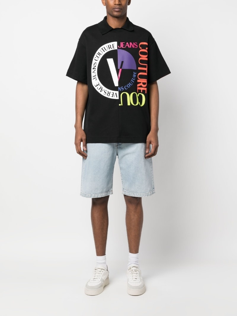 logo-print cotton T-shirt - 2