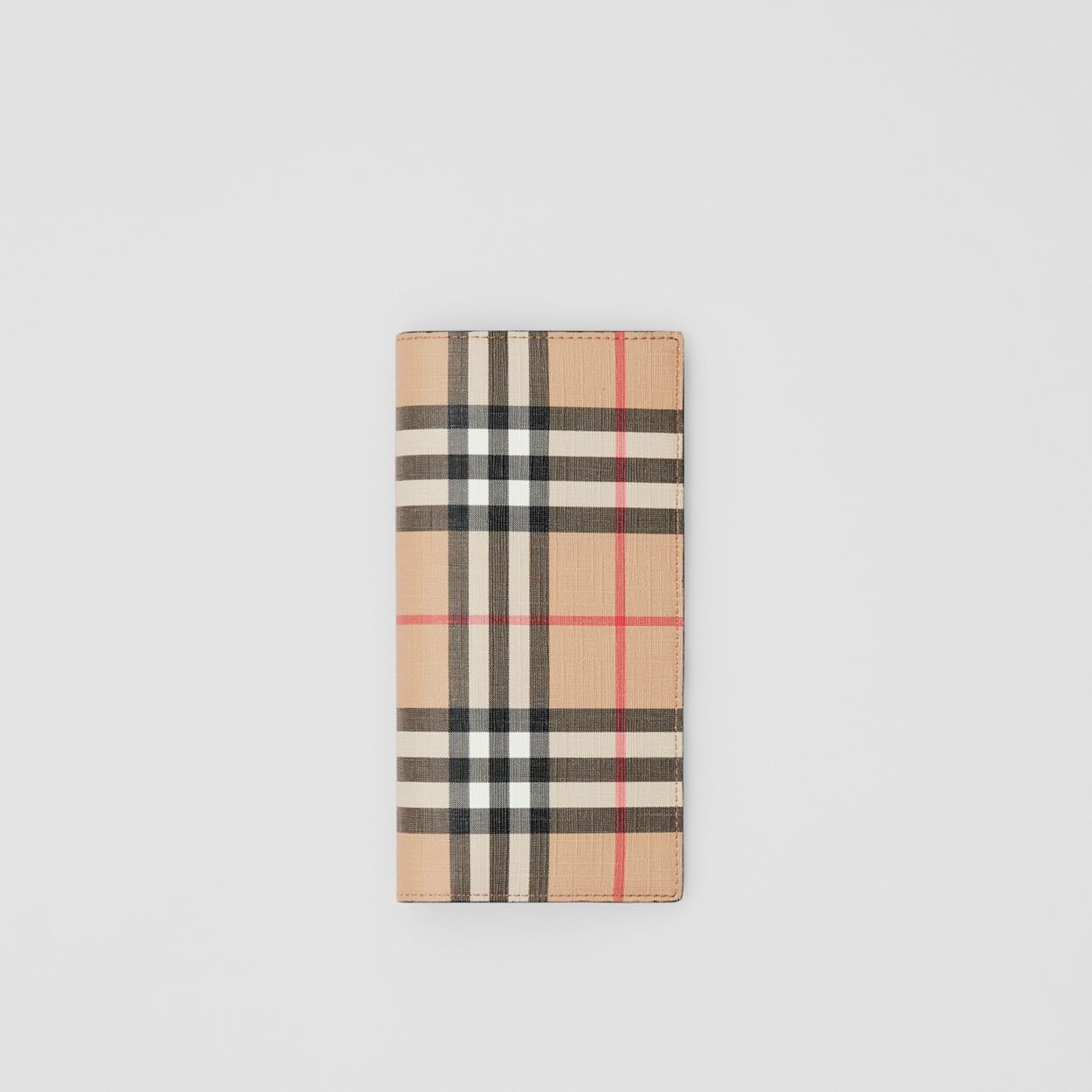 Vintage Check E-canvas Continental Wallet - 1