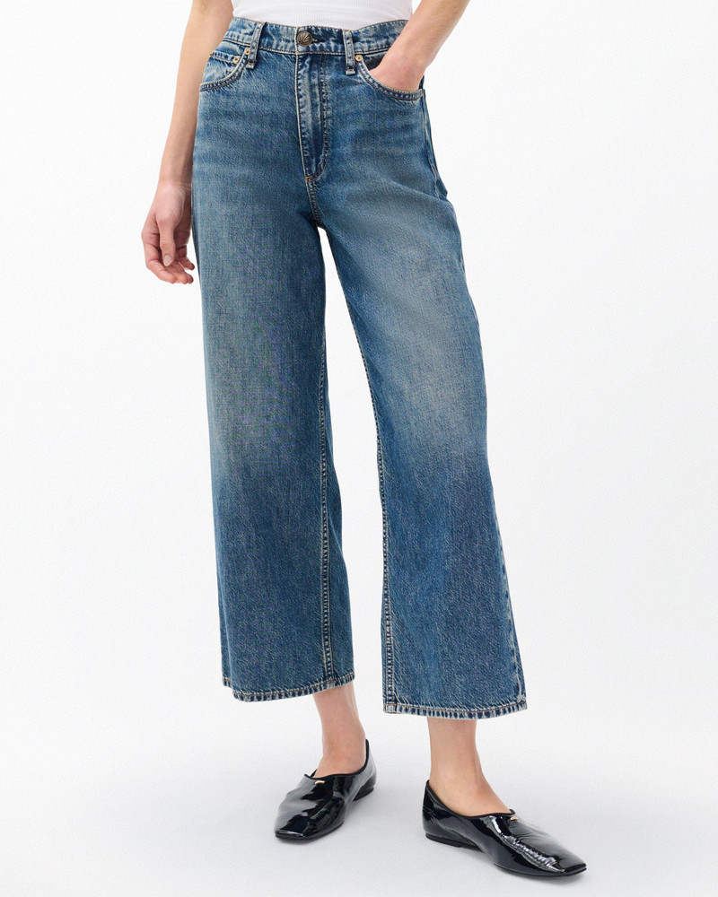 Andi Ankle Wide-Leg Jeans Featherweight in Declan 4
