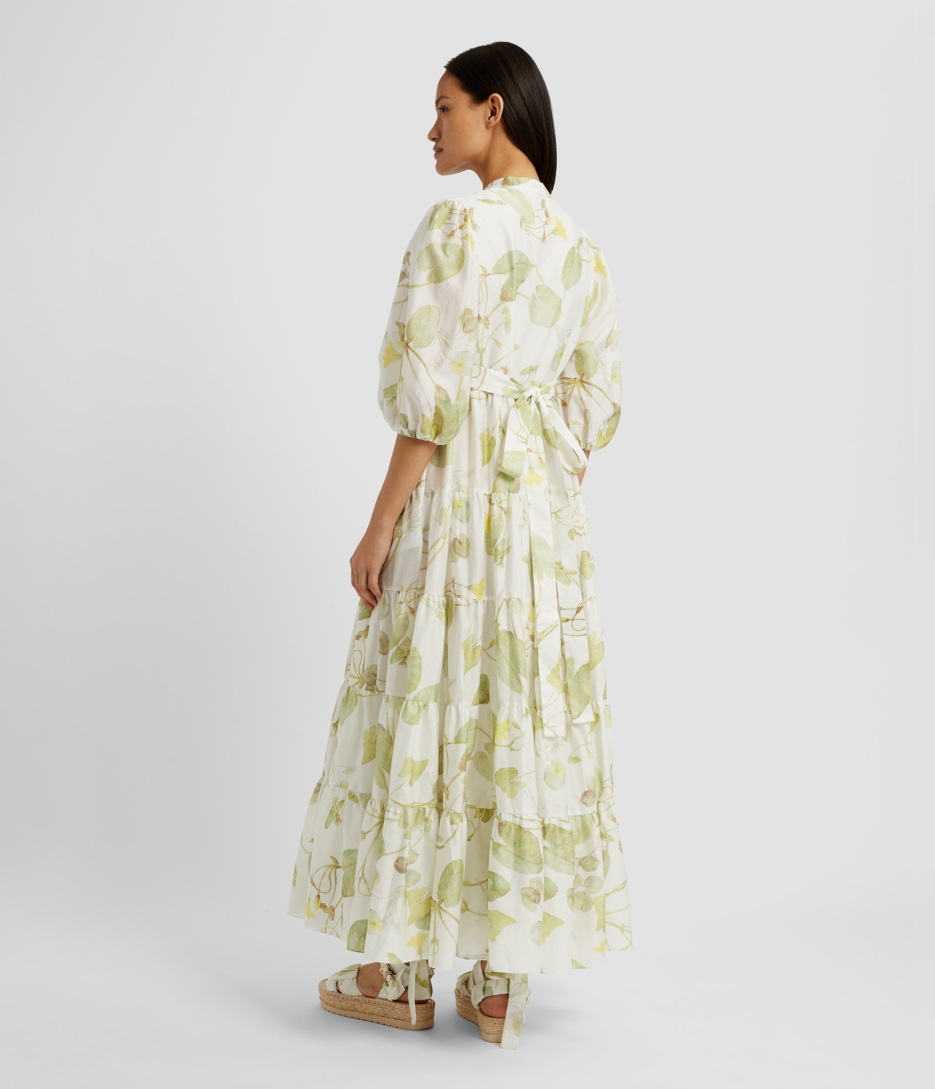 SHORT SLEEVE MIDI DRESS - 4