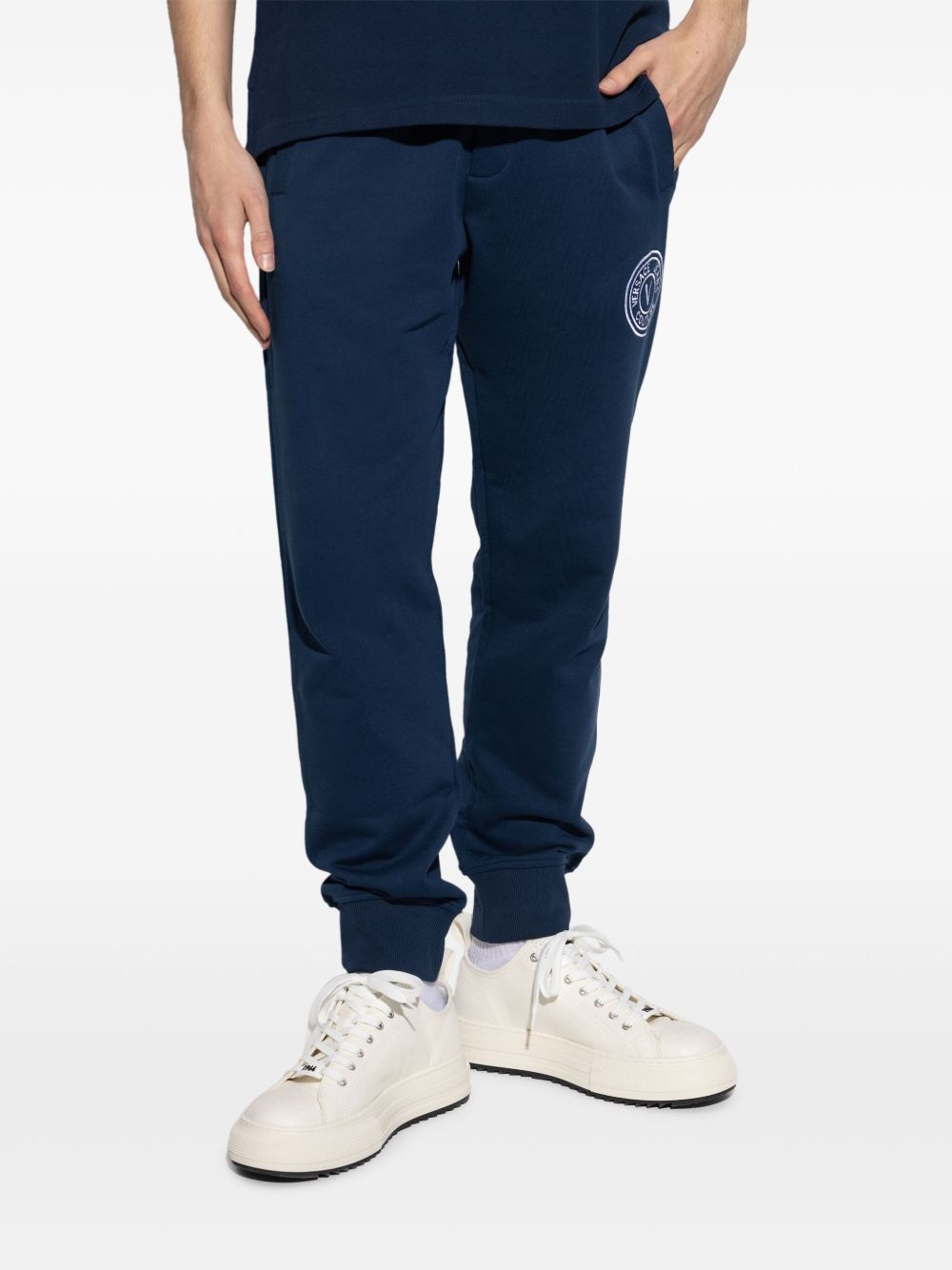 logo-embroidered track pants - 3