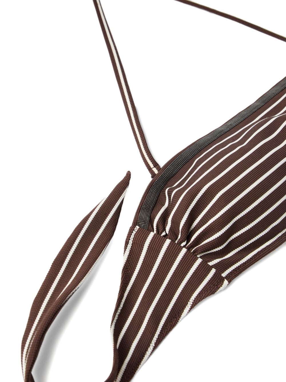 Monili-detail bikini top - 2