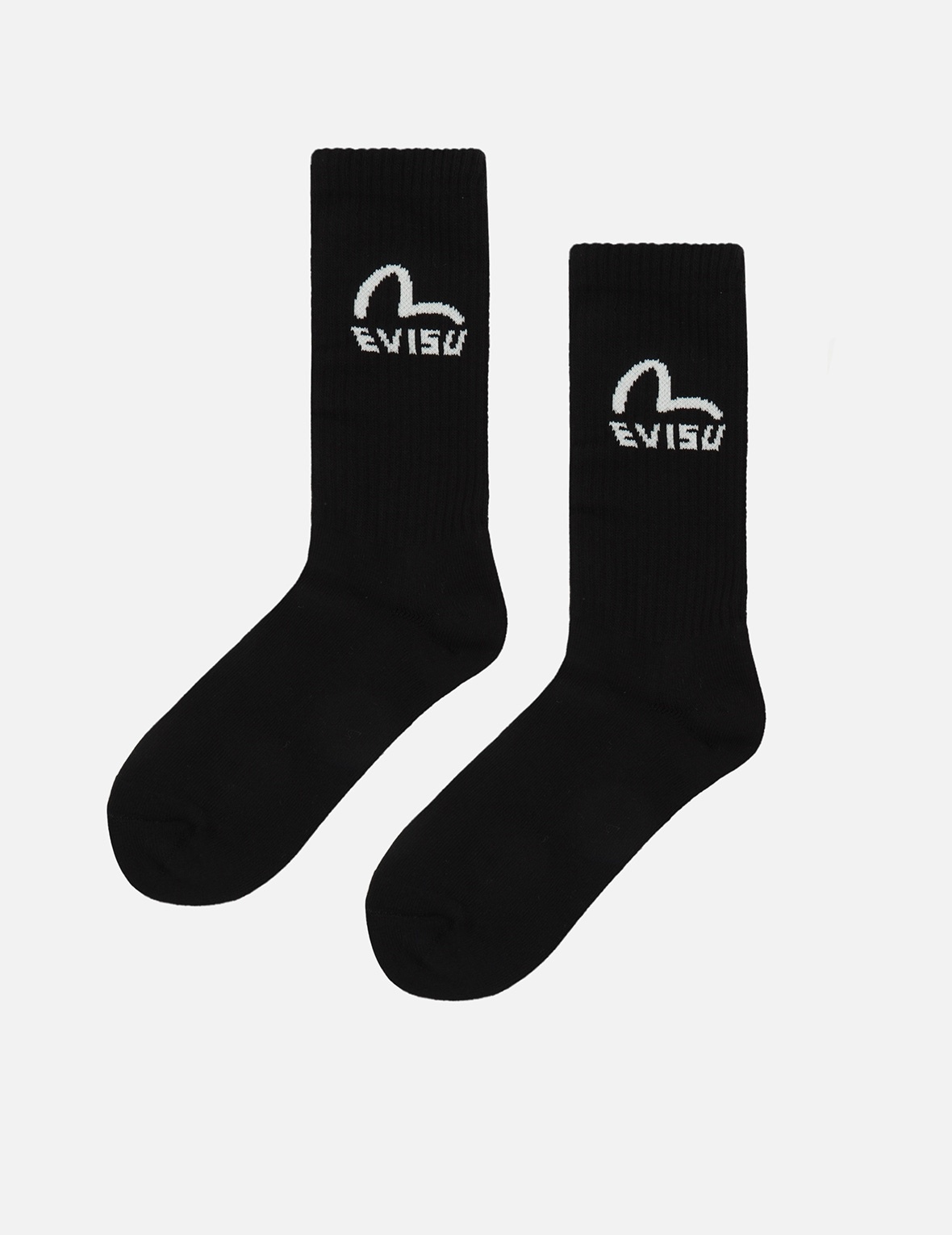 SEAGULL AND LOGO JACQUARD MID SOCKS - 1