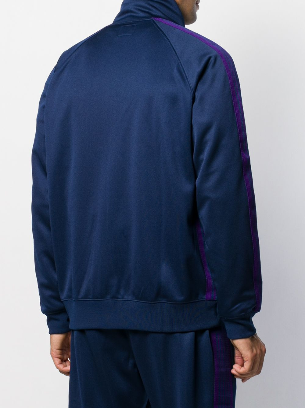 embroidered logo track jacket - 4