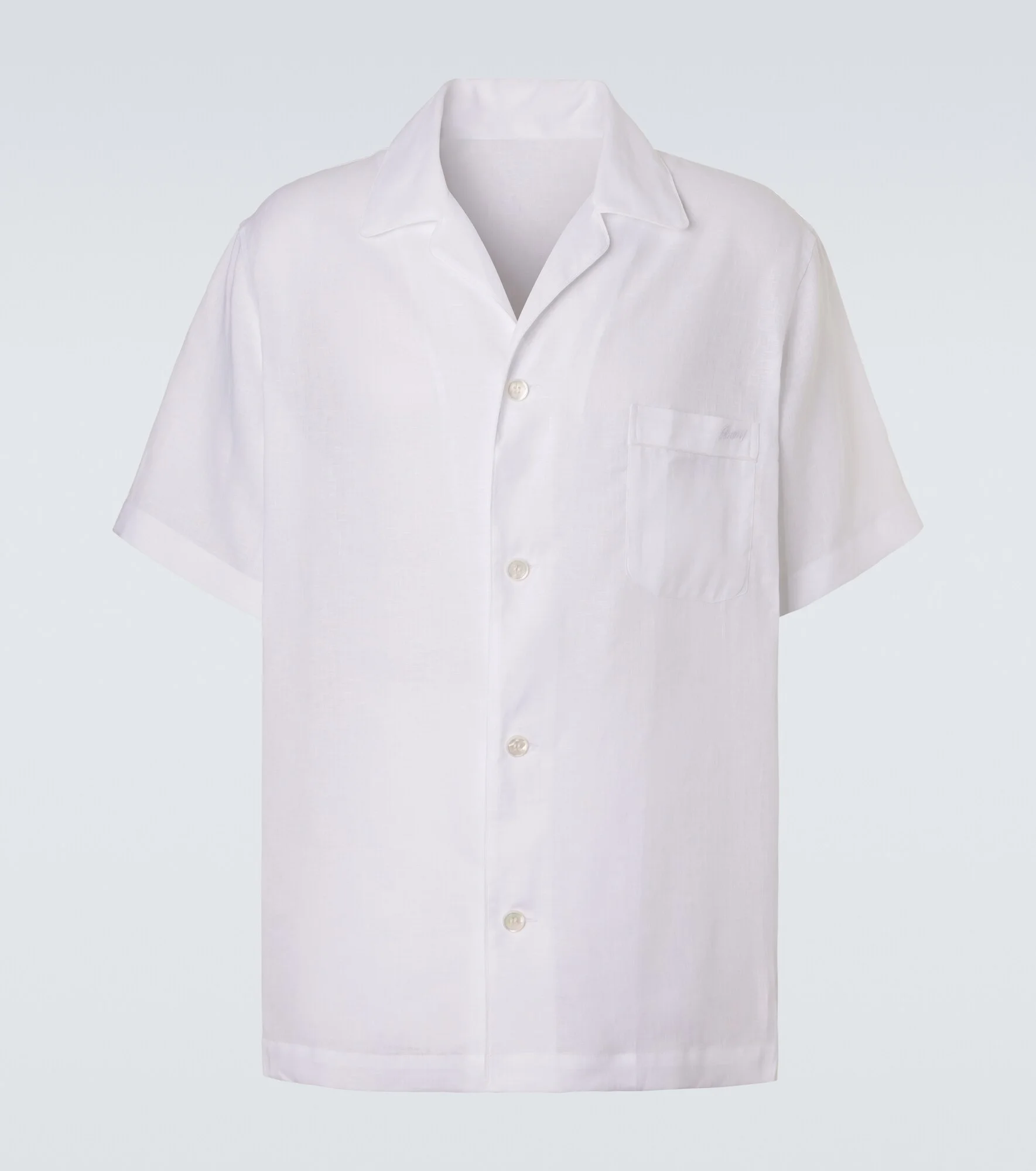 Linen bowling shirt - 1