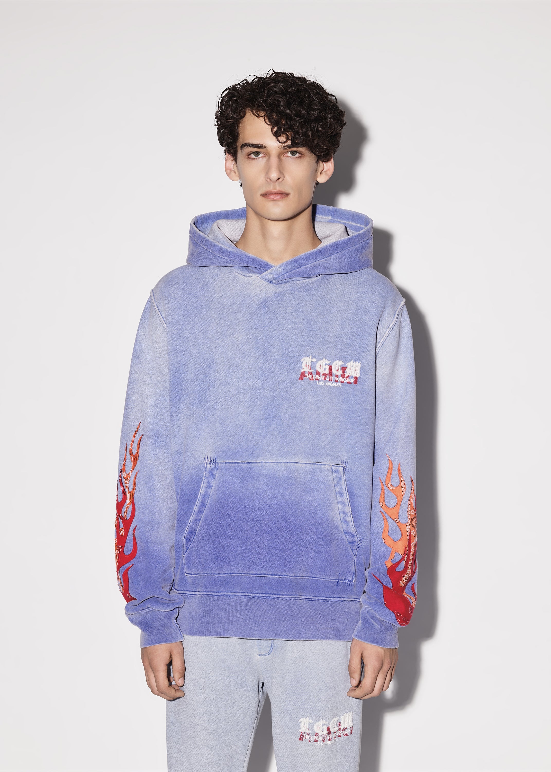 AMIRI T.G.C.W. FLAMES HOODIE | REVERSIBLE
