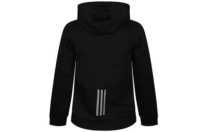 adidas adidas Neo Hooded Sweatshirt 'Black White' EI4470 outlook