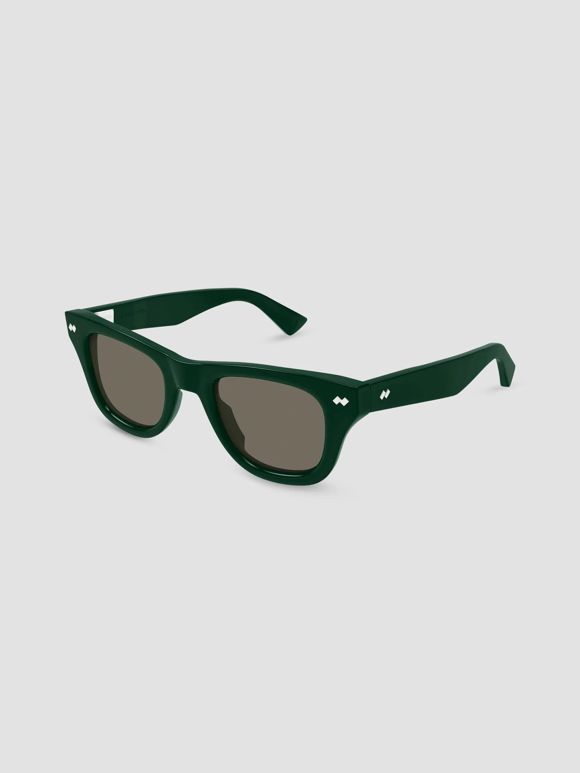 Men's STUDS 48MM Ribbon Square Sunglasses - Green - 1