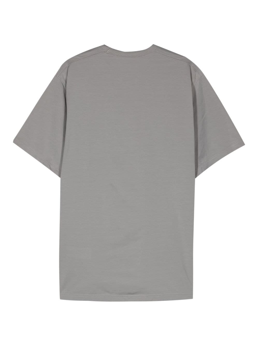 logo-print cotton-blend T-shirt - 2