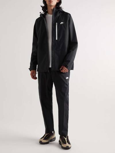 Nike Straight-Leg Logo-Embroidered Shell Trousers outlook