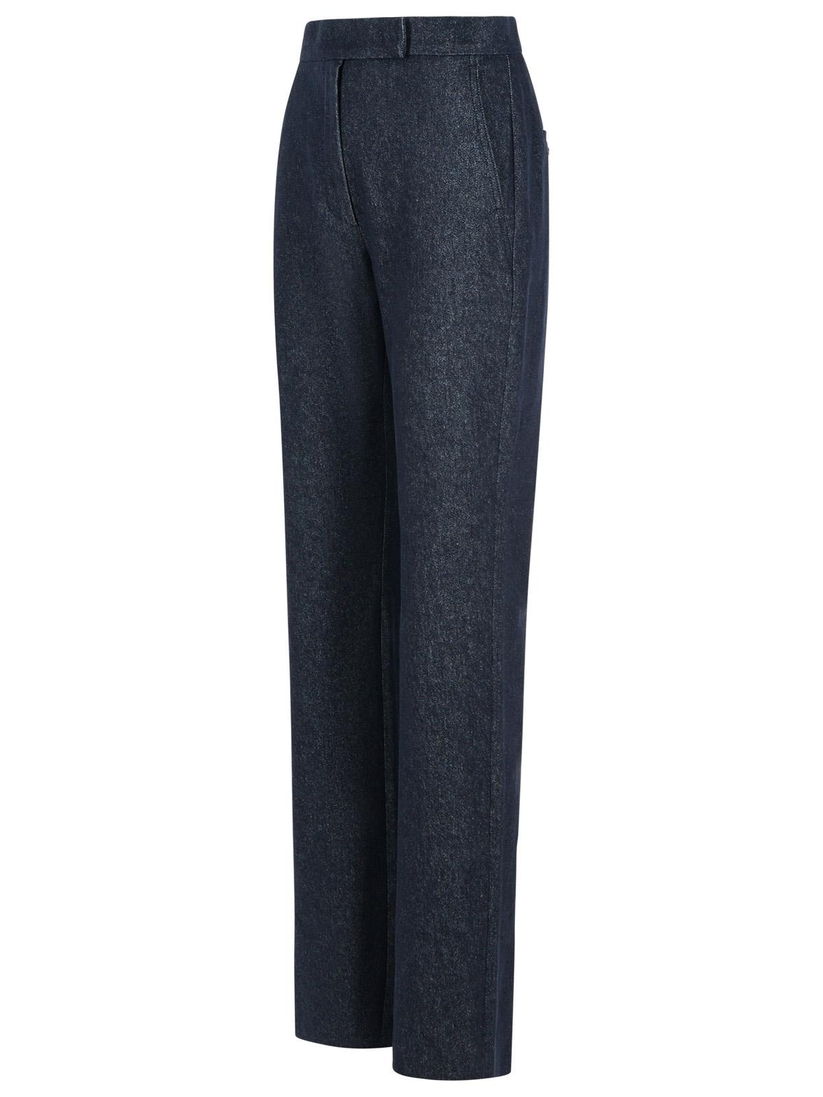 Max Mara 'Galizia' Blue Cotton Pants Women - 2