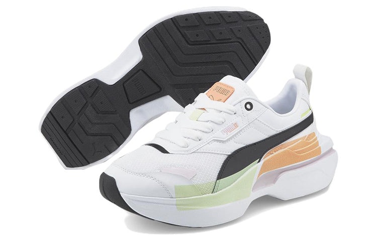 (WMNS) PUMA Kosmo Rider MIS 'White Black Multi-Color' 384856-01 - 5