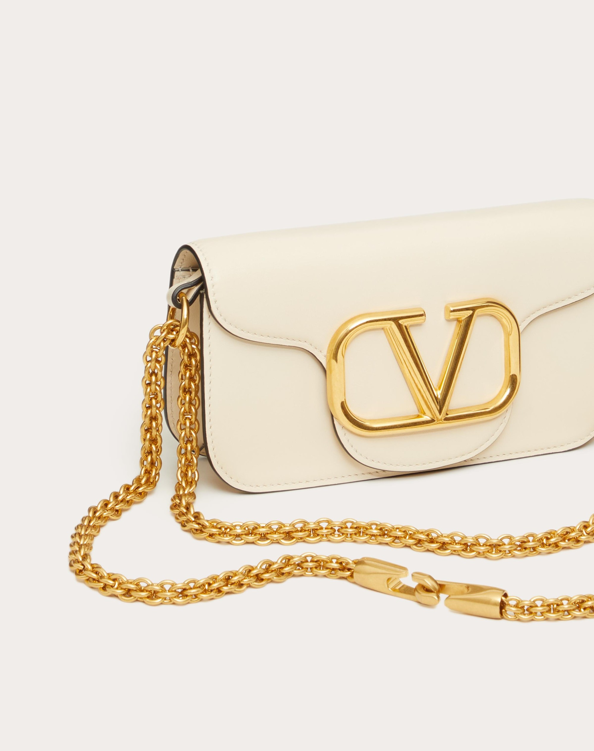 VALENTINO GARAVANI LOCÒ SMALL SHOULDER BAG IN CALFSKIN - 7
