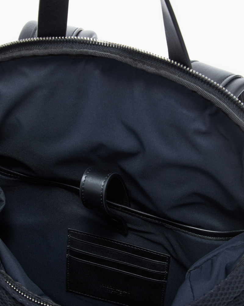 MESH AND LEATHER BACKPACK 4