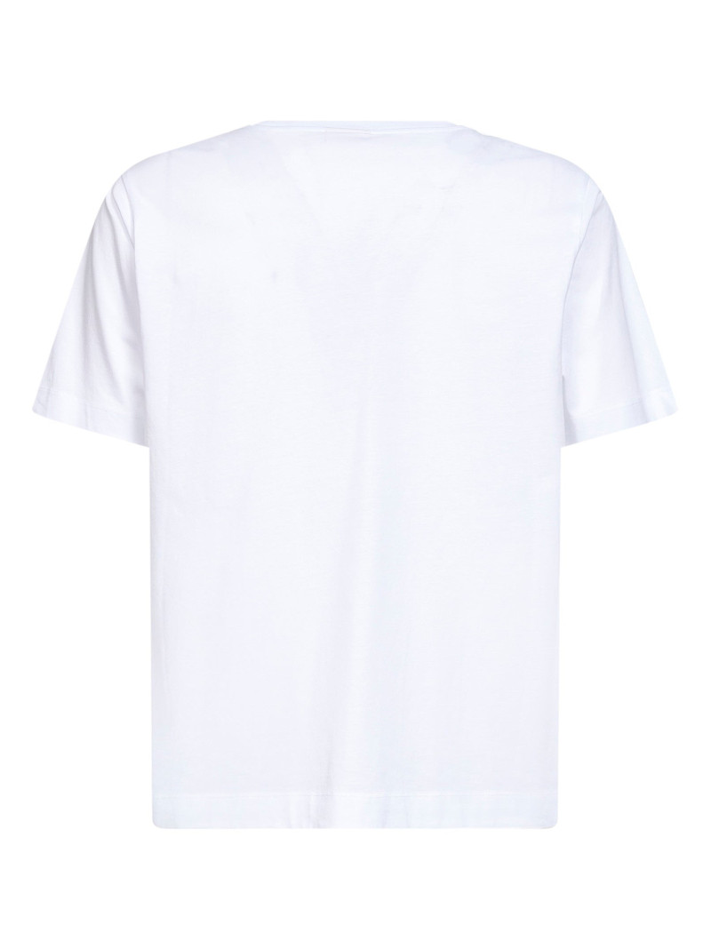 Dries Van Noten White jersey regular-fit crewneck T-shirt outlook