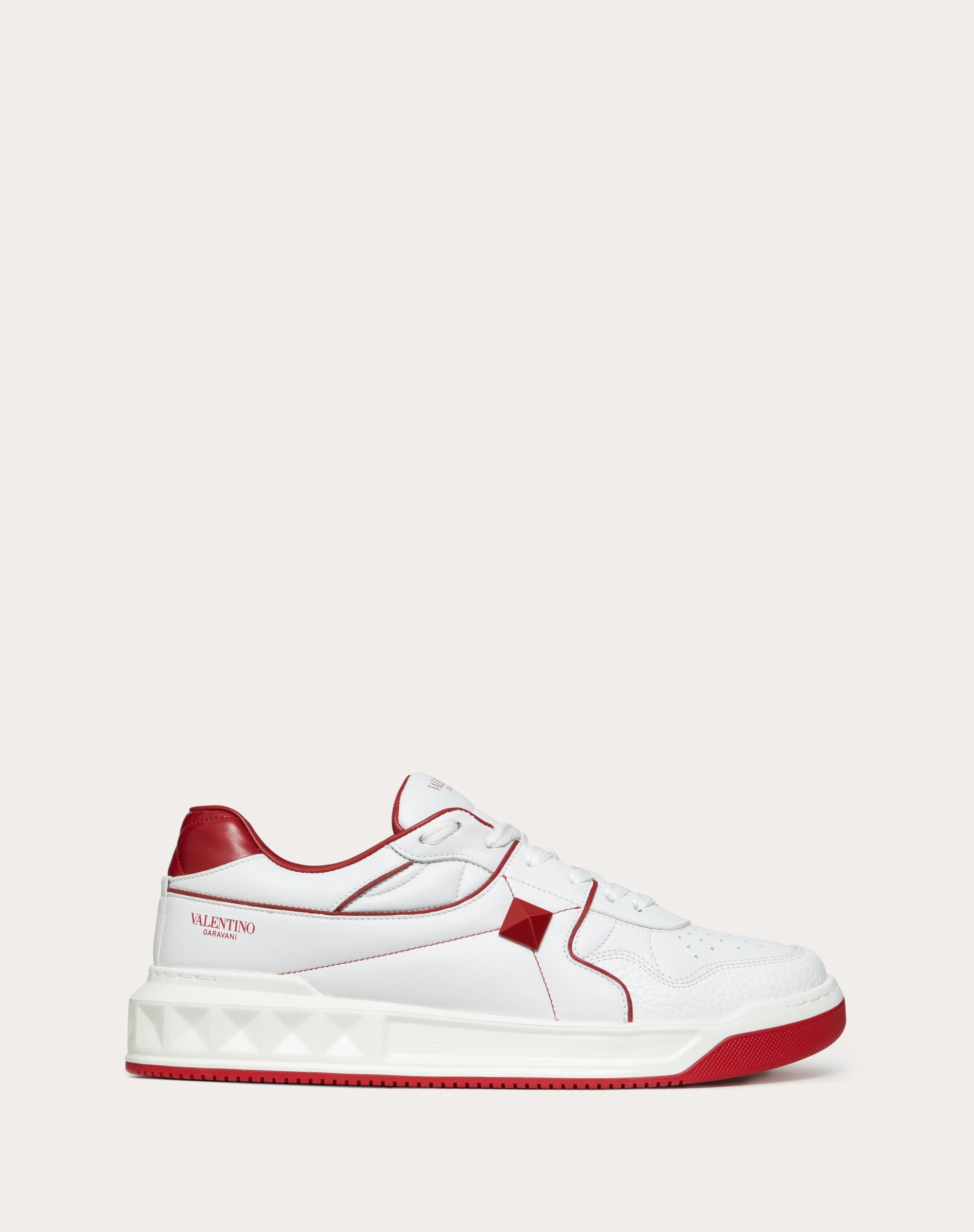 ONE STUD LOW-TOP NAPPA SNEAKER - 1