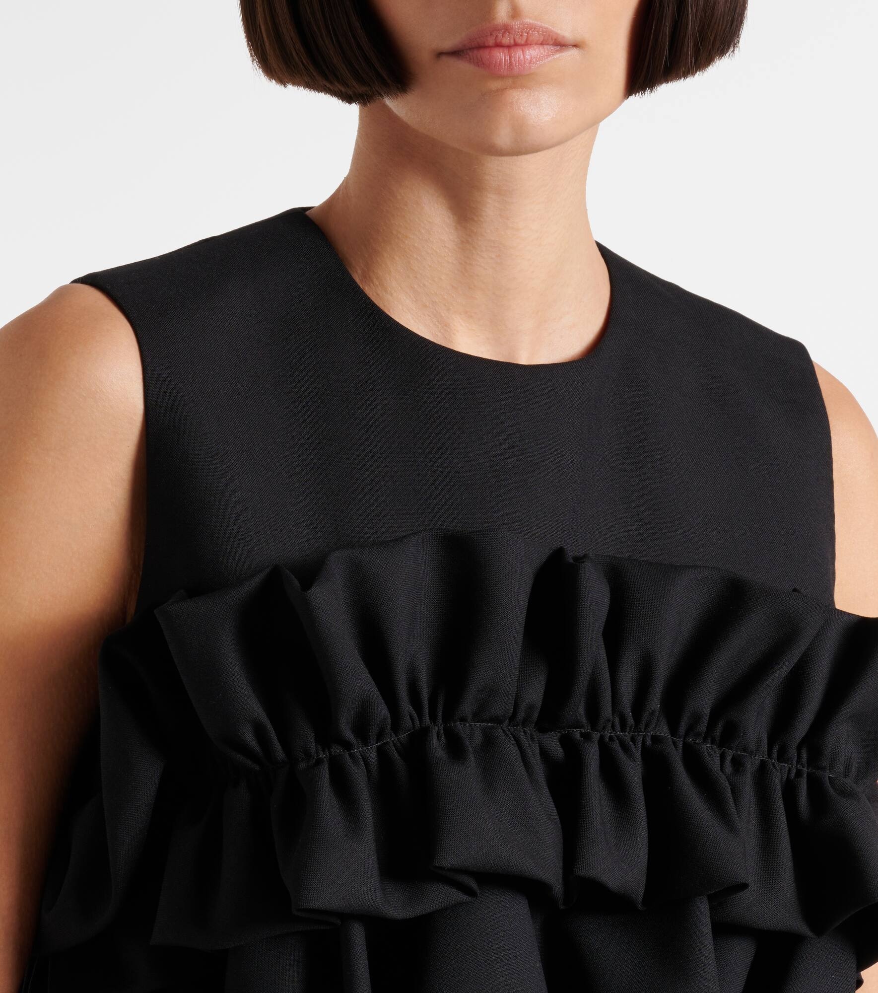 Ruffled wool top - 4