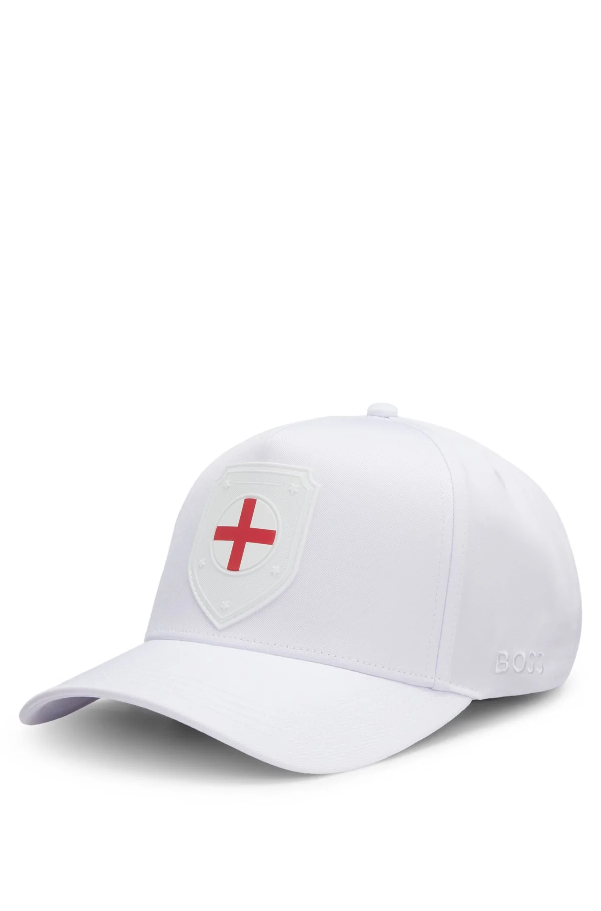 LOGO CAP IN LUSTROUS TWILL WITH COUNTRY-FLAG BADGE - 1