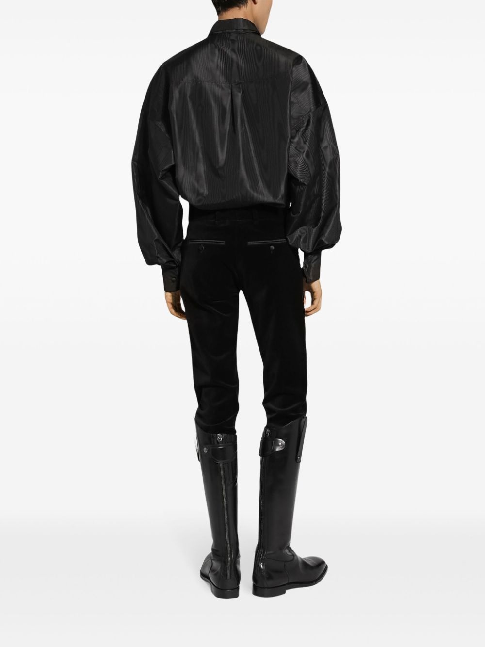 slim-fit tailored trousers - 4