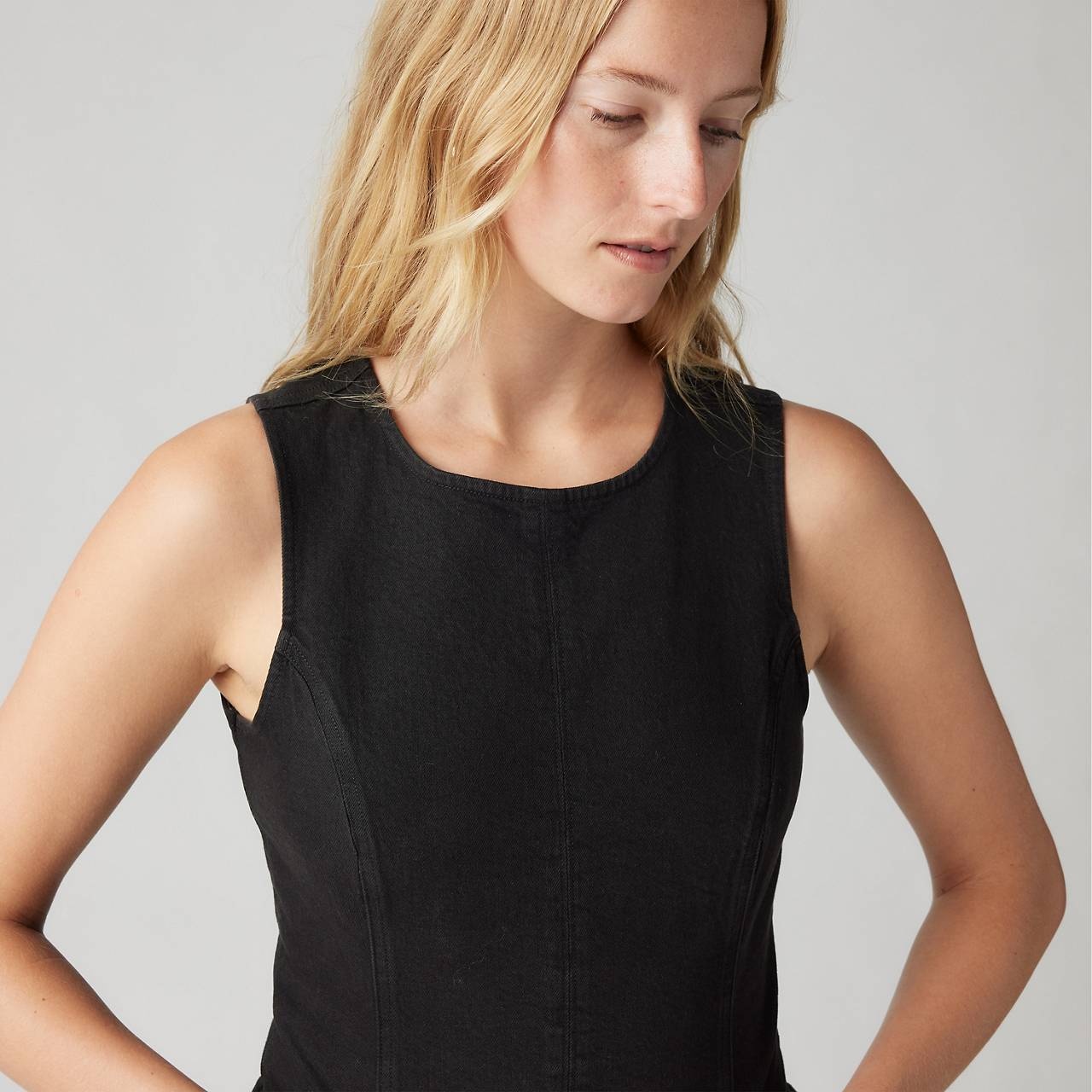 TOPANGA DENIM TANK TOP - 5