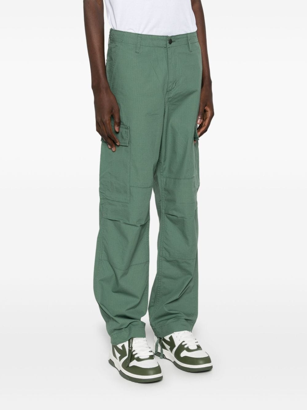 Carhartt Green Men's Ripstop Cargo Pants - 3