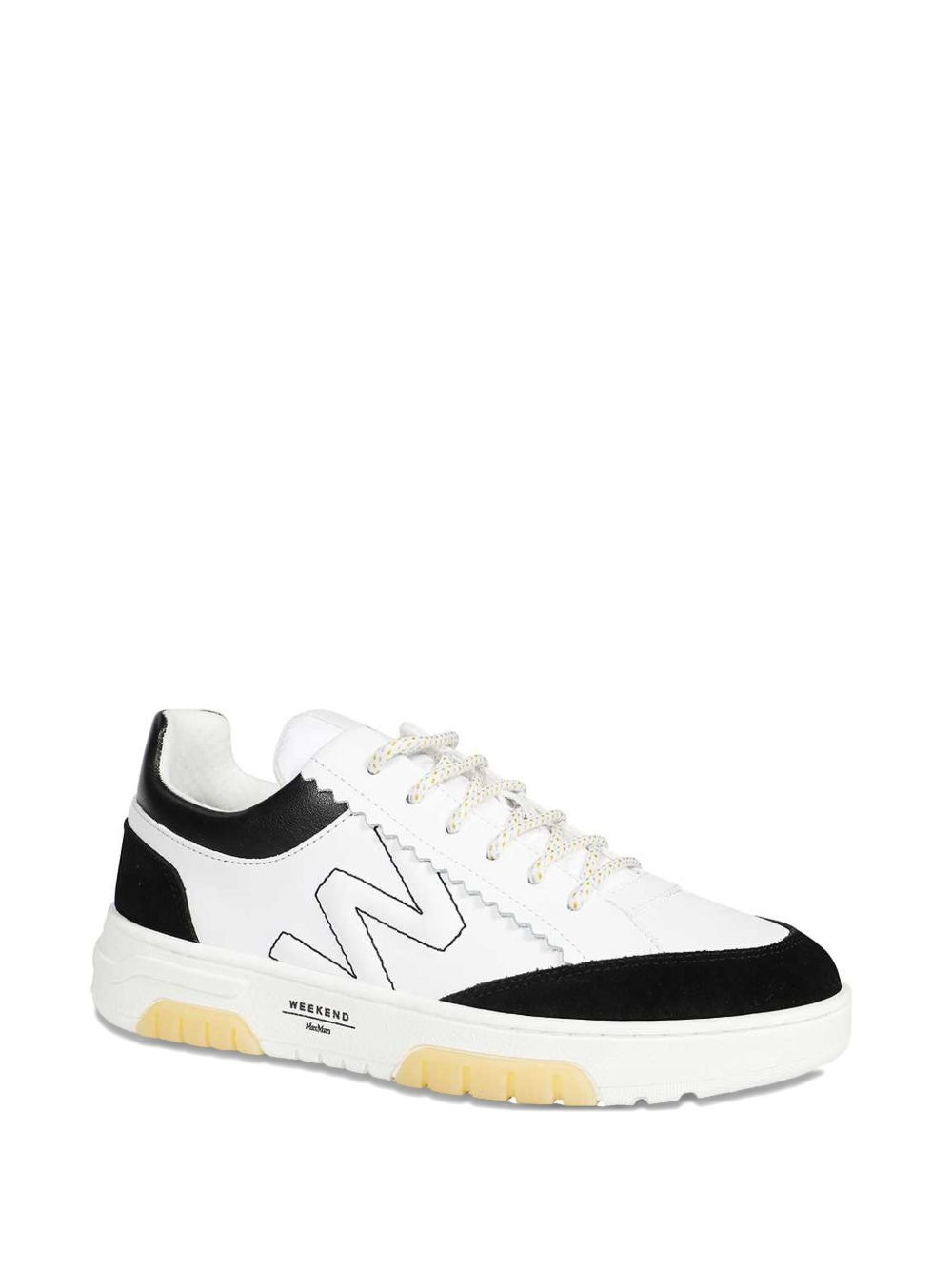 Orlaya leather logo-detail sneakers - 2