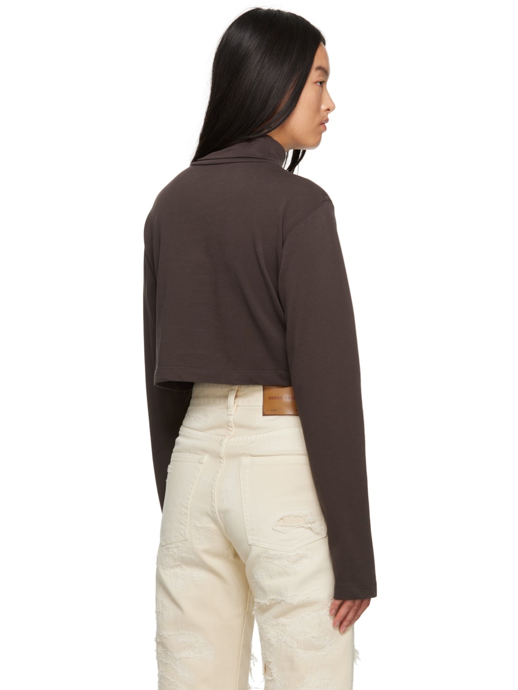Brown 'HPNY' Long Sleeve T-Shirt - 3