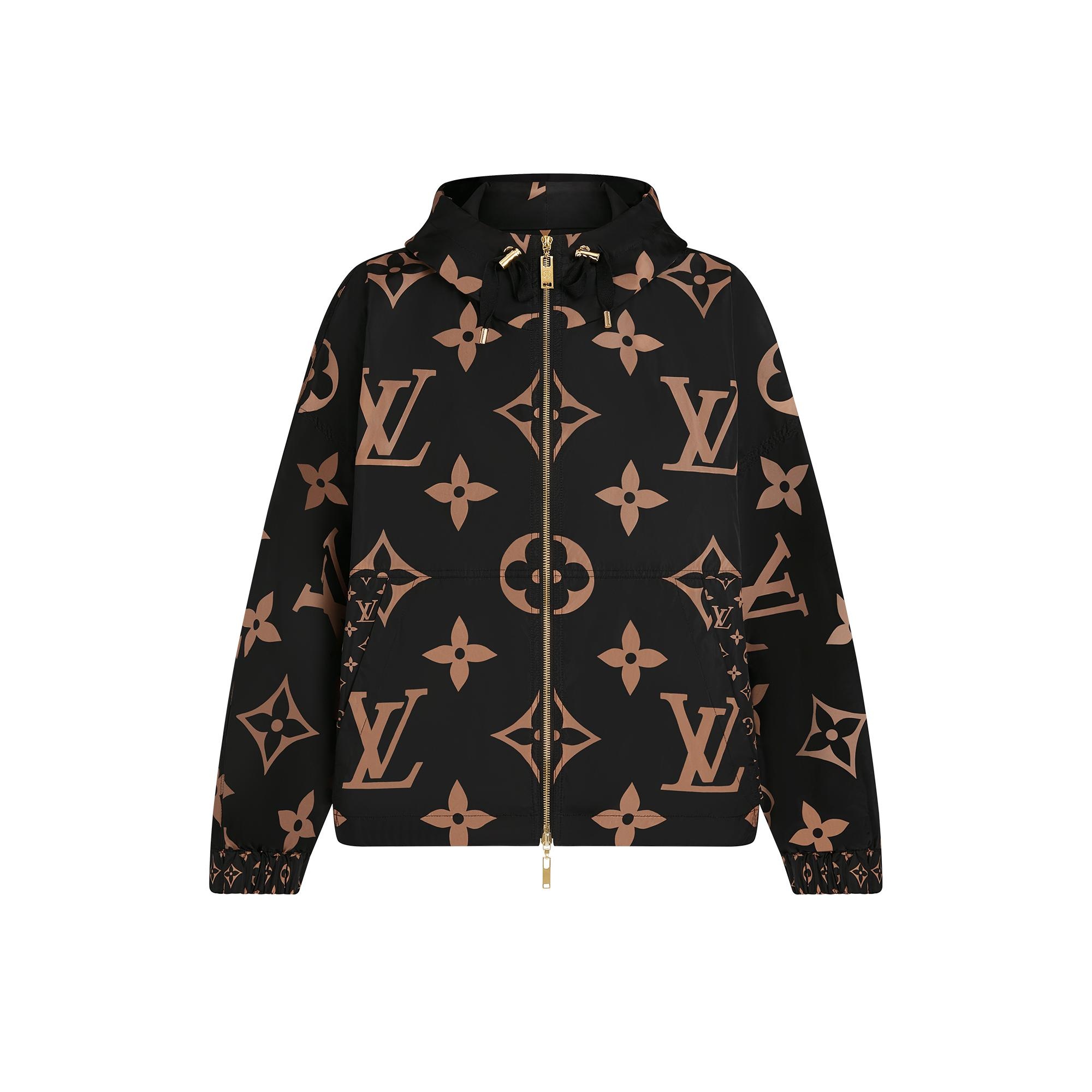 Mixed Monogram Hooded Parka - 1