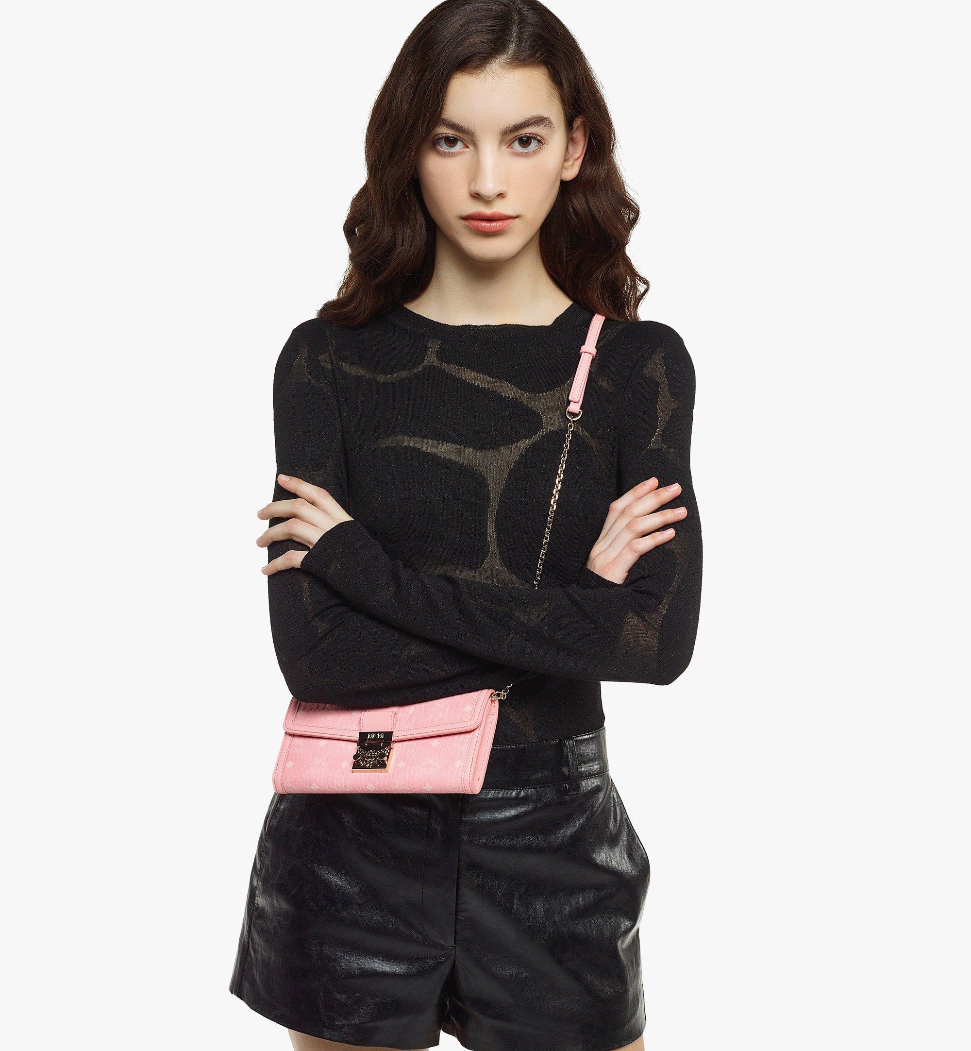 Tracy Chain Wallet in Visetos - 2