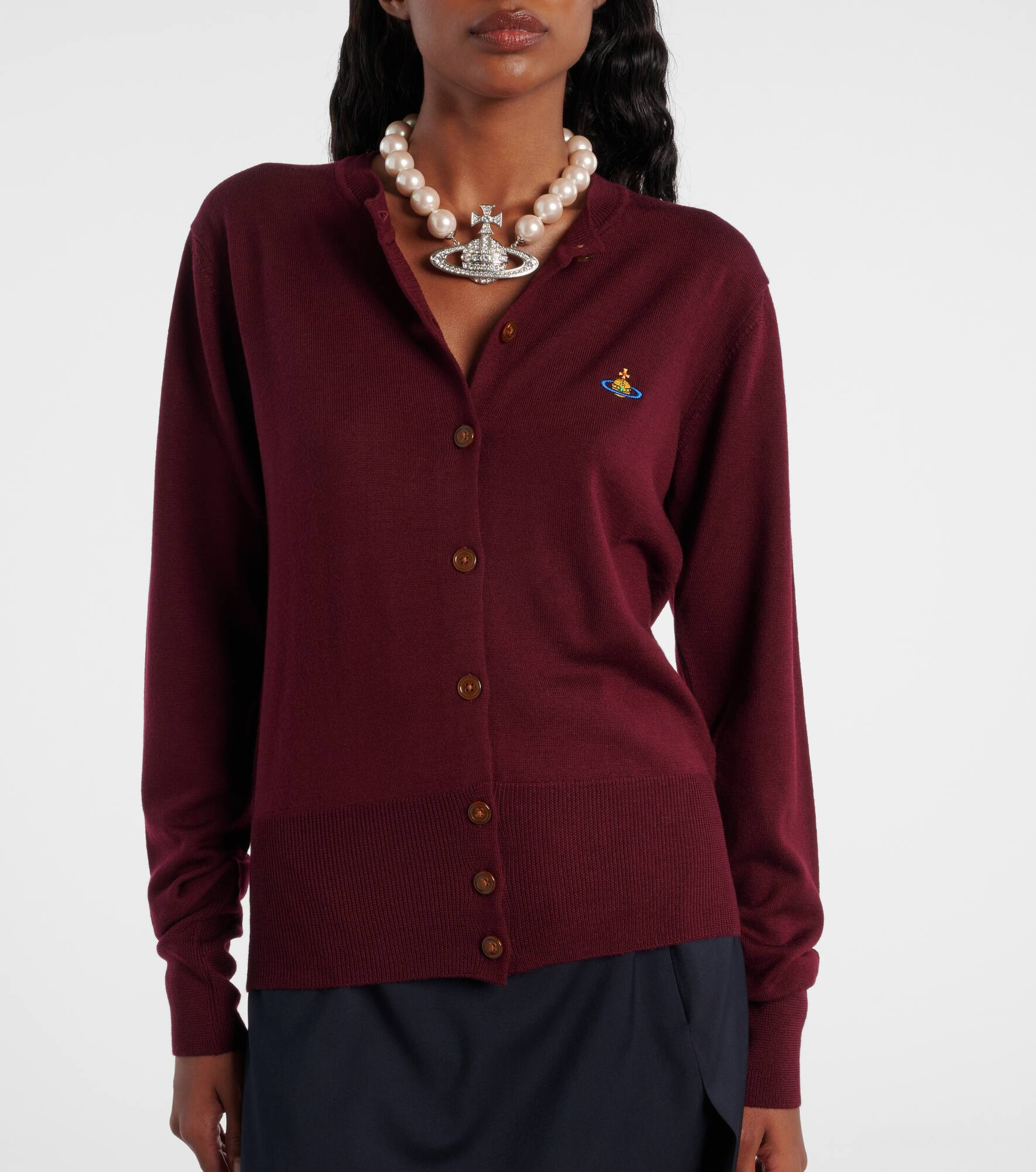 Bea Orb virgin wool cardigan - 5