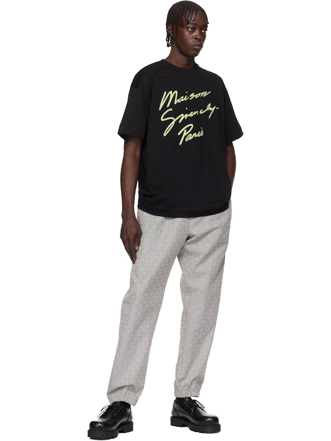 Black Maison 'GIVENCHY' T-shirt - 4
