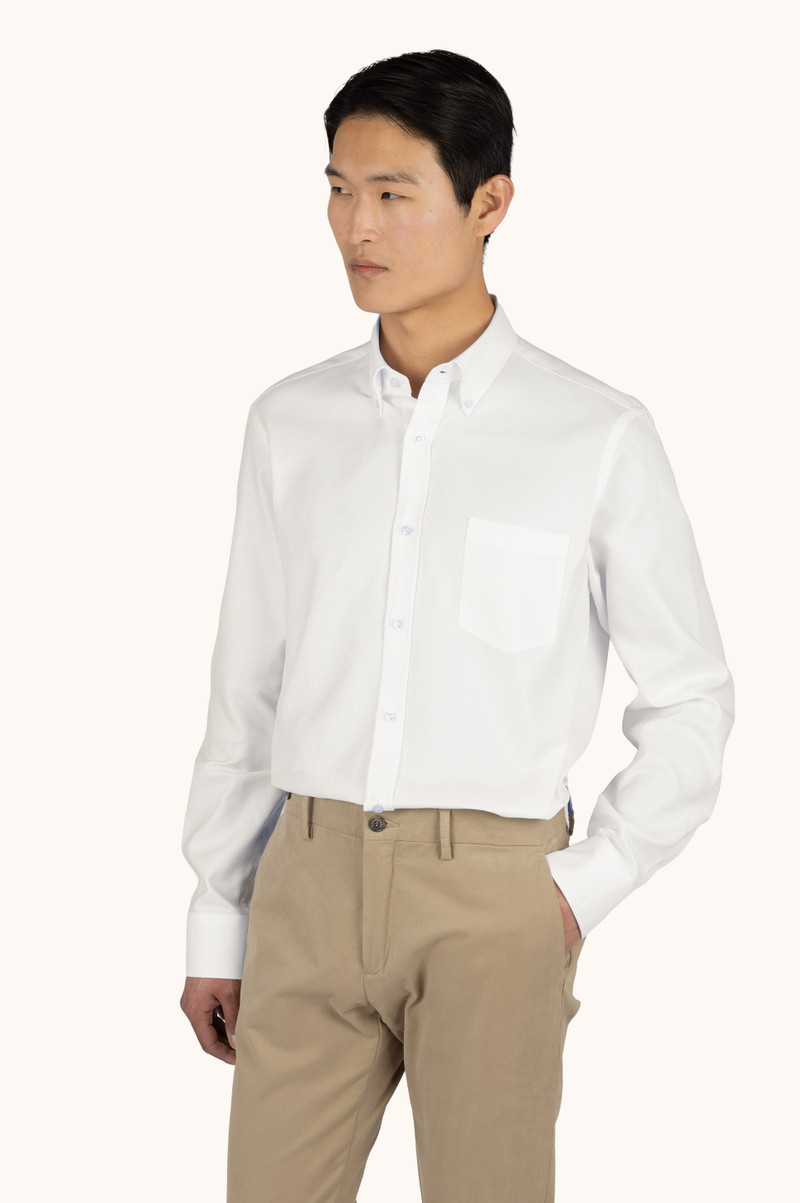 SOFFIO COTTON SHIRT WITH DAMIER PATTERN 6