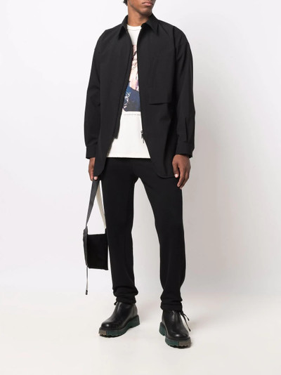 Y-3 patch-pocket shirt jacket outlook