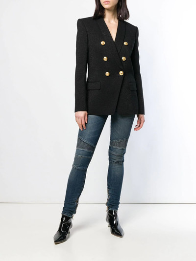 Balmain skinny biker jeans outlook